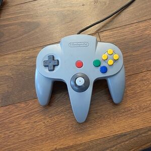 Nintendo Gray Controller with Multicolor Buttons